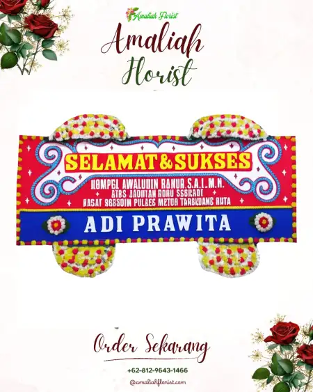 Papan Bunga Ucapan Selamat Air Mayam